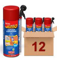 Kit 12 Espumas Expansivas Selantes Vedatudo Dryko 300ml