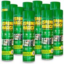 Kit 12 Espumas Magica Limpa Seco Uso Automotivo e Doméstico Proauto 400ml Kit 12 Espumas Magica Limpa Seco Uso Automotivo e Doméstico Proauto 400ml