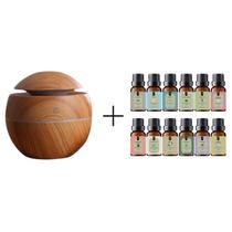 Kit 12 Essências 10ml Difusor Elétrico Escolha Cor E Aroma