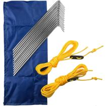 Kit 12 Estacas Espeques Barracas Tendas Lona Camping Nautika