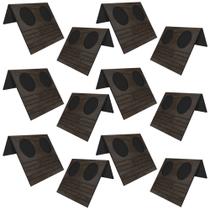 Kit 12 Esteiras Bandeja Com Suporte Para Copos Para Sofá MDF Tabaco G20 - Gran Belo Kit 12 Esteiras Bandeja Com Suporte Para Copos Para Sofá MDF Tabaco G20 - Gran Belo