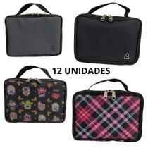 Kit 12 Estojos Escolares Box Estampas Sortidas Atacado Loja Kit 12 Estojos Escolares Box Estampas Sortidas Atacado Loja