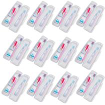 kit 12 estojos porta escova e pasta de dente infantil portatil de plastico para escola passeio - shopmanu