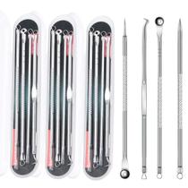 Kit 12 Extrator De Cravos Profissional Removedor Acne Espinha