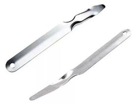 KIT 12 Extrator de Grampo Office Escritório Prata Tira Grampo Grampeador Para Grampos 24/6 e 26/6cm