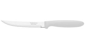 Kit 12 Faca Churrasco Tramontina Ipanema Inox Branco 5"