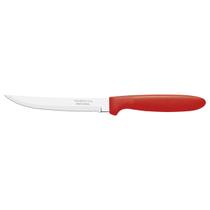 Kit 12 Faca Churrasco Tramontina Ipanema Inox Vermelho 5"