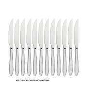Kit 12 Facas Churrasco Laguna Tramontina Talheres Inox SKU26698