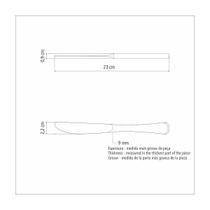 Kit 12 Facas de Mesa Tramontina Mônaco em Aço Inox Forjado