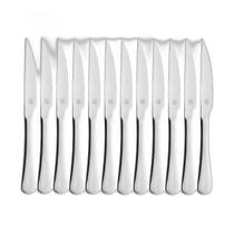 Kit 12 Facas Mesa Churrasco Hercules Olimpia Aço Inox