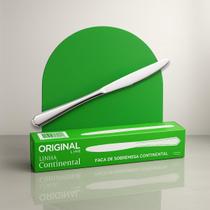 Kit 12 Facas Sobremesa Aço Inox Premium Restaurante Buffet Cor:Cinza Kit 12 Facas Sobremesa Aço Inox Premium Restaurante Buffet Cor:Cinza