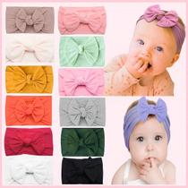 Kit 12 Faixinhas e Turbantes Bebê Laços Macios e Confortáveis Cores Personalizáveis