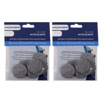 Kit 12 Feltros Redondos 45mm Autoadesivos Para Proteção Móveis Piso Parede Pé Cadeira Sofá Cama Puff Kit 12 Feltros Redondos 45mm Autoadesivos Para Proteção Móveis Piso Parede Pé Cadeira Sofá Cama Puff