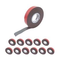 Kit 12 Fita Dupla Face 3m Automotiva 12mm X 3 Mts