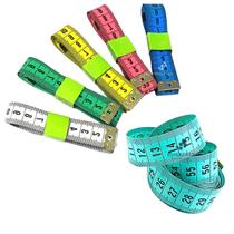 Kit 12 Fitas Métricas Medida Corporal Costura Flexível 1,50M Trena Avaliação Portátil Dieta Cintura
