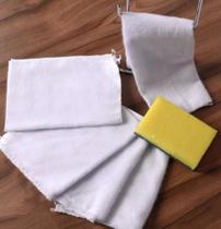 Kit 12 flanelas pano para limpeza toalhas para cozinha - Filó modas