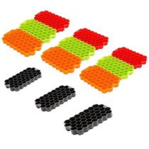 Kit 12 Forma De Silicone Colmeia Para Gelo Chocolate Bombom Kit 12 Forma De Silicone Colmeia Para Gelo Chocolate Bombom