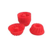Kit 12 Formas De Silicone P/ Mini Pudim Capcake Bolo Muffins