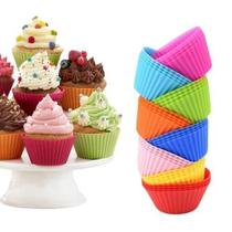 Kit 12 Forminhas Cupcake Em Silicone Petit Gateau Empada Kit 12 Forminhas Cupcake Em Silicone Petit Gateau Empada