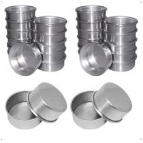 Kit 12 Forminhas Pão de Mel Alumínio 5x2 cm com Cordão