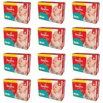 KIT 12 FRALDAS PAMPERS SUPERSEC P/34 = 408un