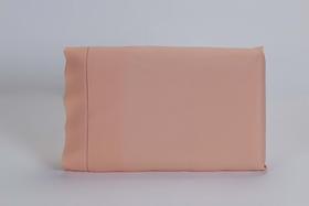 Kit 12 Fronhas 70x50cm Percal 100% Algodão 230 Fios Ponto Palito Salmon