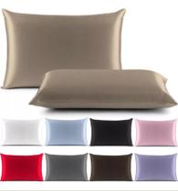 Kit 12 Fronhas de Cetim Anti Frizz 65 X 50 cm Diversas Cores