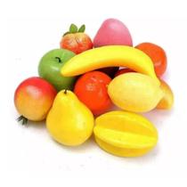 Kit 12 Frutas Decorativas Artificiais Tamanho Natura Kit 12 Frutas Decorativas Artificiais Tamanho Natura