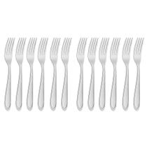 Kit 12 Garfo De Mesa Lamina Aco Inox 20cm Kit 12 Garfo De Mesa Lamina Aco Inox 20cm
