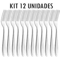 Kit 12 Garfos de Mesa Aço Inox Original Line SL0201 Kit 12 Garfos de Mesa Aço Inox Original Line SL0201