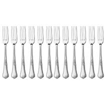 Kit 12 Garfos De Mesa Hercules Classique Aço Inox 493-002P Kit 12 Garfos De Mesa Hercules Classique Aço Inox 493-002P