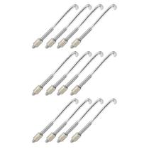 Kit 12 Garra Afinação Percussão 10Cm Cromo Com Porca Torelli