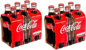 KIT 12 Garrafas de vidro Coca-cola Perfeita 250ml Cada
