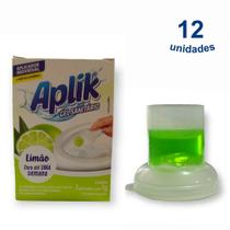 Kit 12 Gel Sanitário Adesivo Detergente Odorizador Vaso até 150 Descargas 7g Aplik - Envio Já