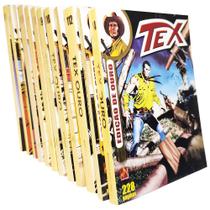 Kit 12 Gibis Faroeste Hq Tex Edição de Ouro História Completa Ed. Mythos Boselli