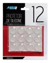 Kit 12 Gotas De Silicone Protetor Anti Impacto Redondo 20mm