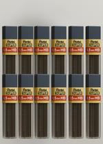 Kit 12 Grafite 0.5mm Hi-Polymer Resistência e Suavidade