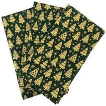 Kit 12 Guardanapo Tecido Tricoline Algodão Para Natal 40X40 Kit 12 Guardanapo Tecido Tricoline Algodão Para Natal 40X40