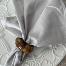 Kit 12 Guardanapos De Tecido Para Mesa Posta Ponto Ajour Premium