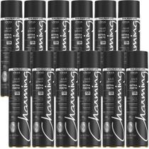 Kit 12 Hair Spray Charming Cless Extra Forte 72h Laque Jato Seco Fixador S/ Perfume 400ml