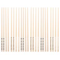 Kit 12 Hashis de Bambu Palitos de Comida Japonesa Sushi 24cm Estampas Geométricas - Lyor