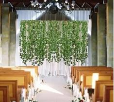 Kit 12 Heras Corrente Artificial Folhagem Pendente Decoração