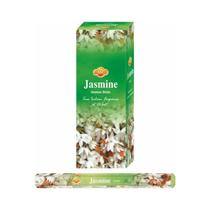 Kit 12 Incensos Indiano Jasmim Elegância e Doçura Aromática