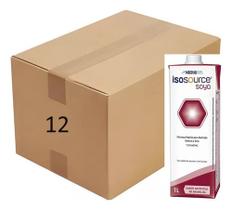 Kit 12 Isosource Soya 1.2 1000ml - Nestlé - Sabor Baunilha Kit 12 Isosource Soya 1.2 1000ml - Nestlé - Sabor Baunilha