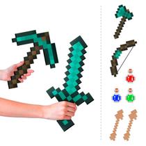 Kit 12 Itens Minecraft Ferramentas Diamante
