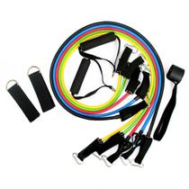 Kit 12 Itens Para Treino Funcional Elástico Extensor