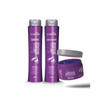 Kit 12 itens Shampoo Cond Mascara Loiro Intenso Matizador