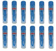 Kit 12 Jimo Limpa Vidros 400ml Limpeza Profissional