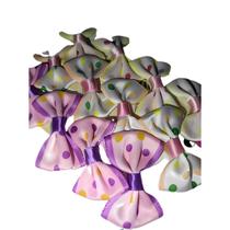 Kit 12 Laçarotes de tiras autocolantes Acessório de Cabelo Infantil Kit 12 Laçarotes de tiras autocolantes Acessório de Cabelo Infantil