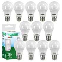 Kit 12 Lâmpada Led 12w Bulbo 6500k Branco Frio 110/220V